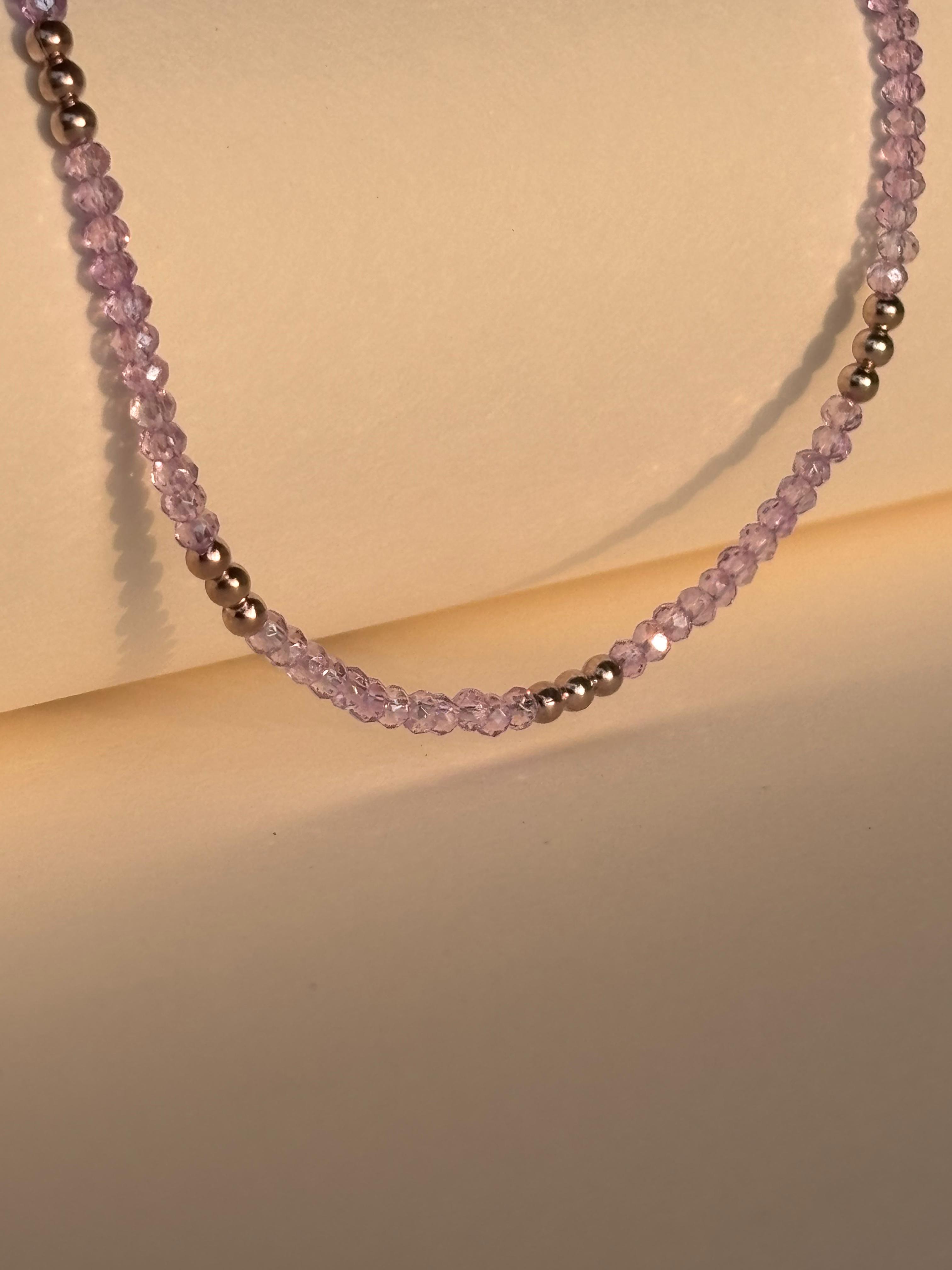 purple anklet