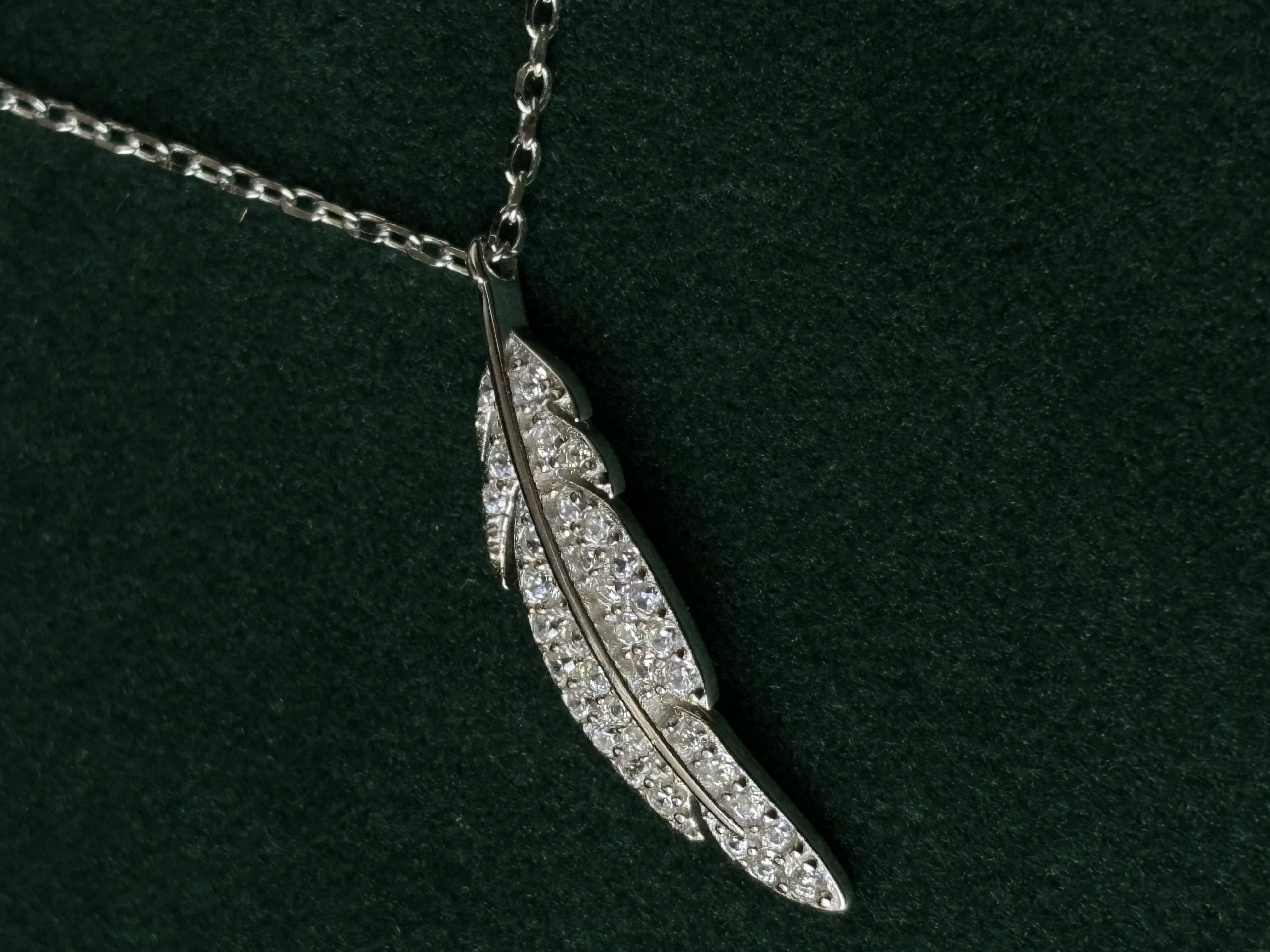Feather Pendant Necklace