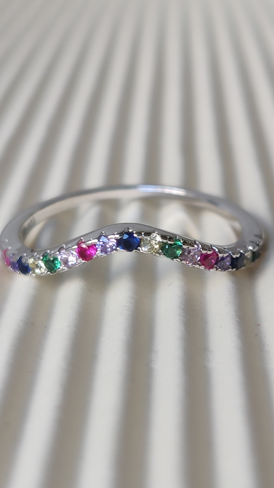 Multi-Colored Gemstone Ring