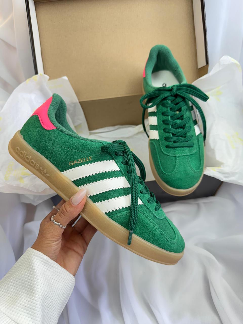Adidas Gazelle verdes