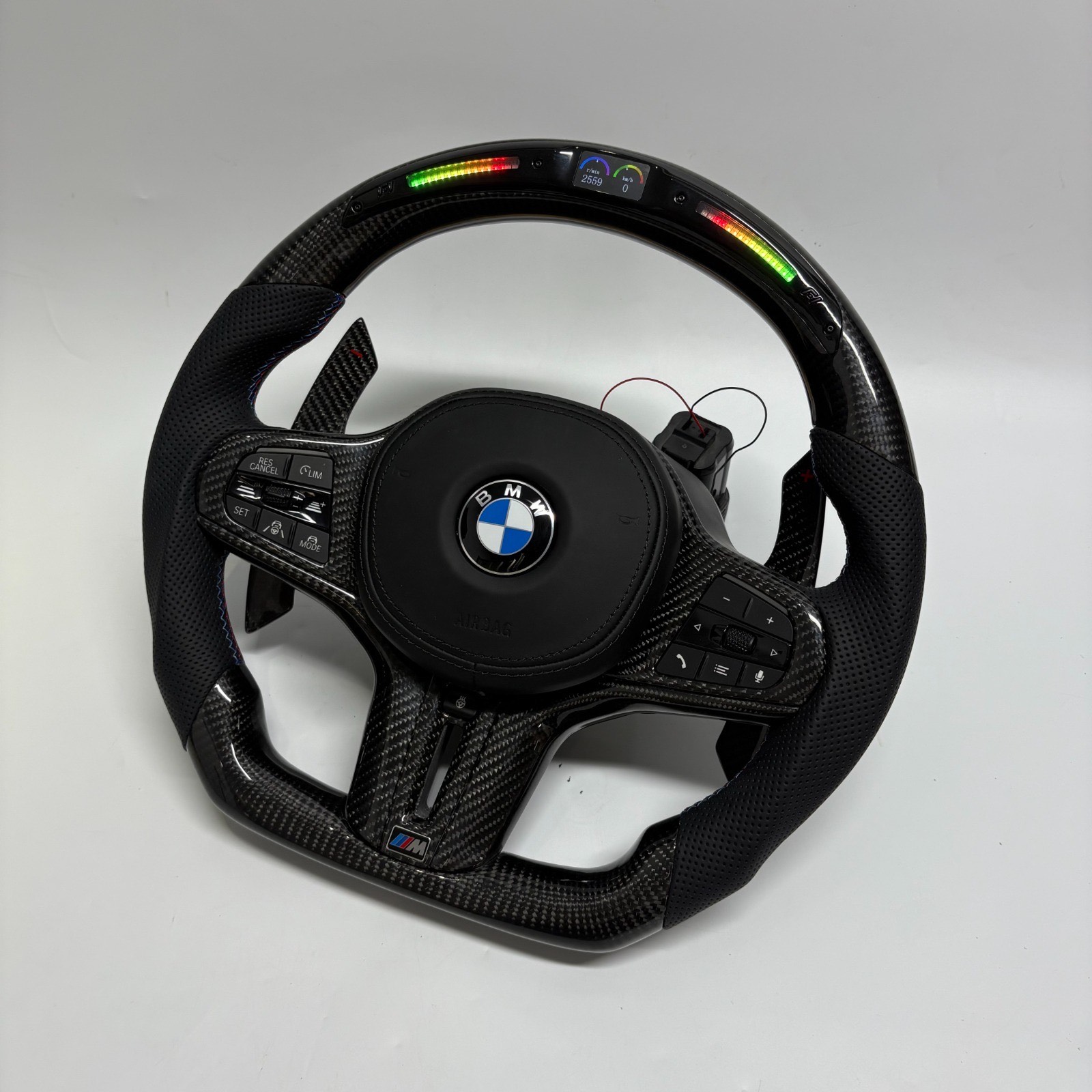  Volant avec LED BMW M Noir G Series