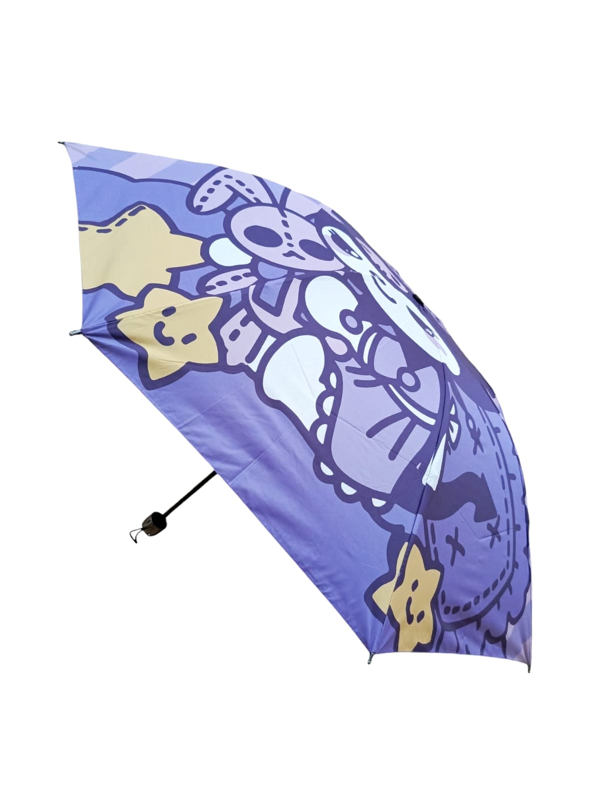 Payung Lipat 3 Rosida 8 Jari Motif Karakter Kuromi Sanrio R 508