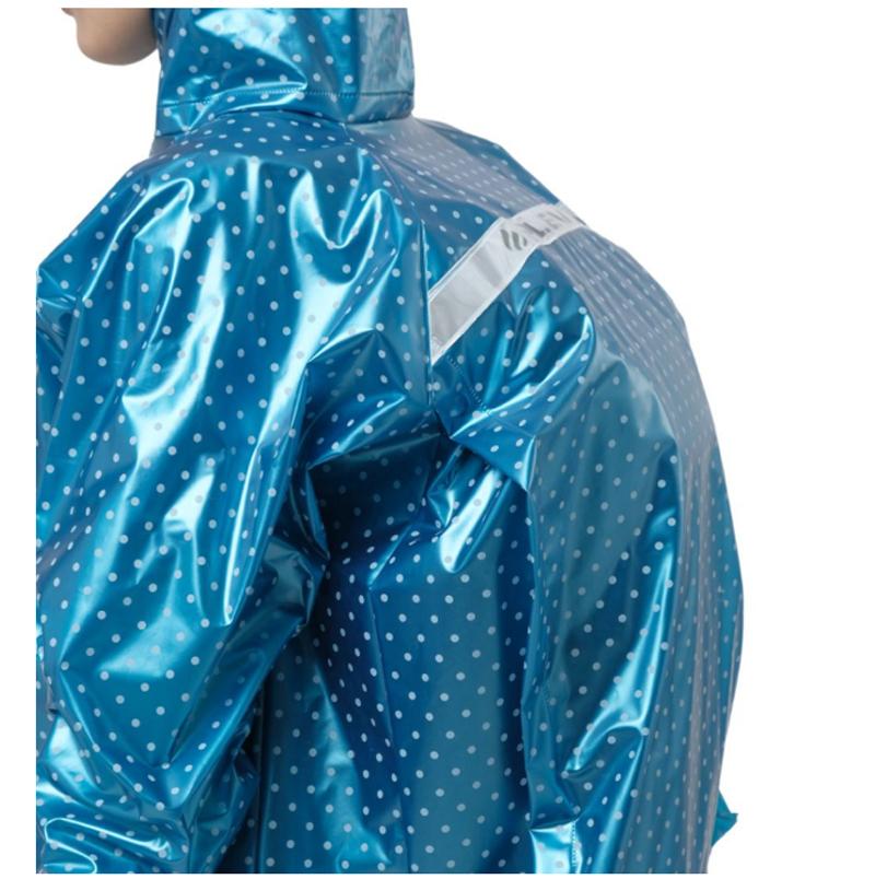 Jas Hujan Setelan Dewasa Plevia Pop Backpack Motif Polkadot