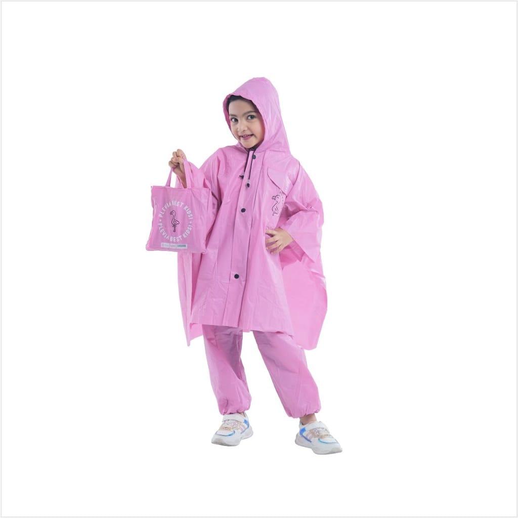 Jas Hujan Poncho Celana Anak Plevia Best Kid