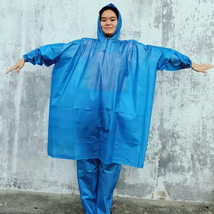 Jas Hujan Poncho Lengan Celana Dewasa UPR Prima