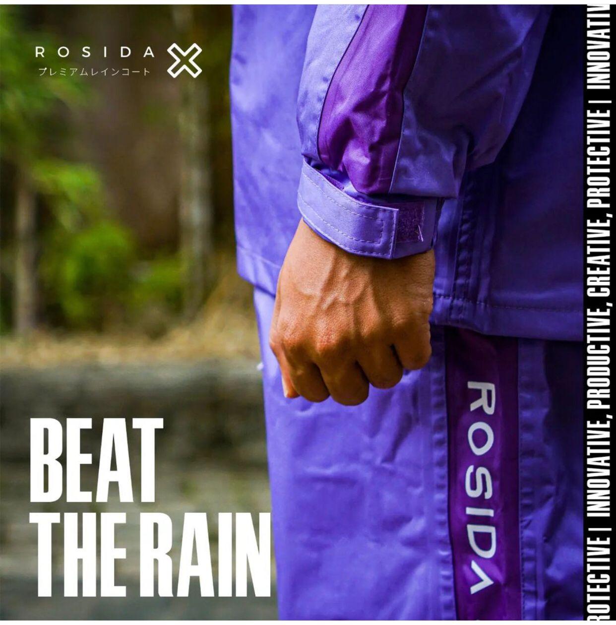 Jas Hujan Setelan Dewasa Rosida R 882 X Nylon Taslan