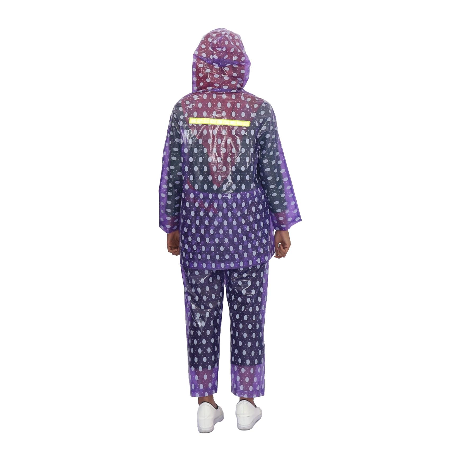 Jas Hujan Setelan Anak Remaja Elephant Brand ABG Polkadot