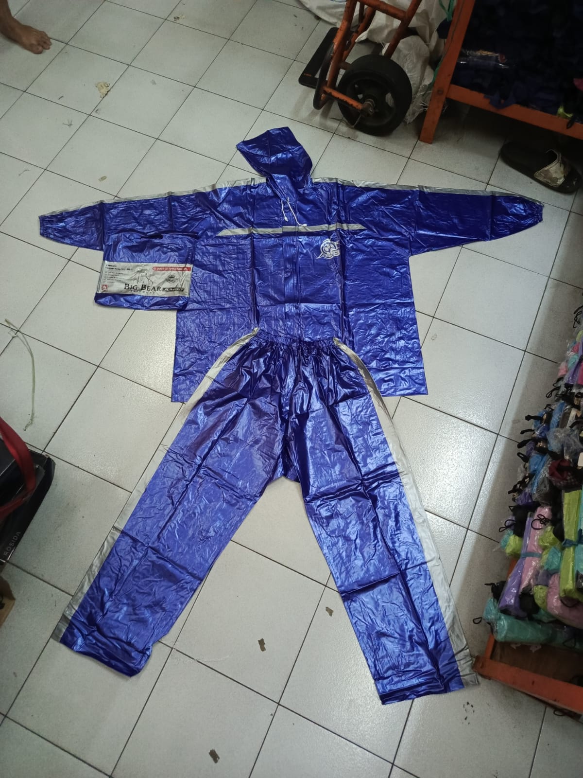 Jas Hujan Setelan Dewasa Big Bear Jumbo 6XL