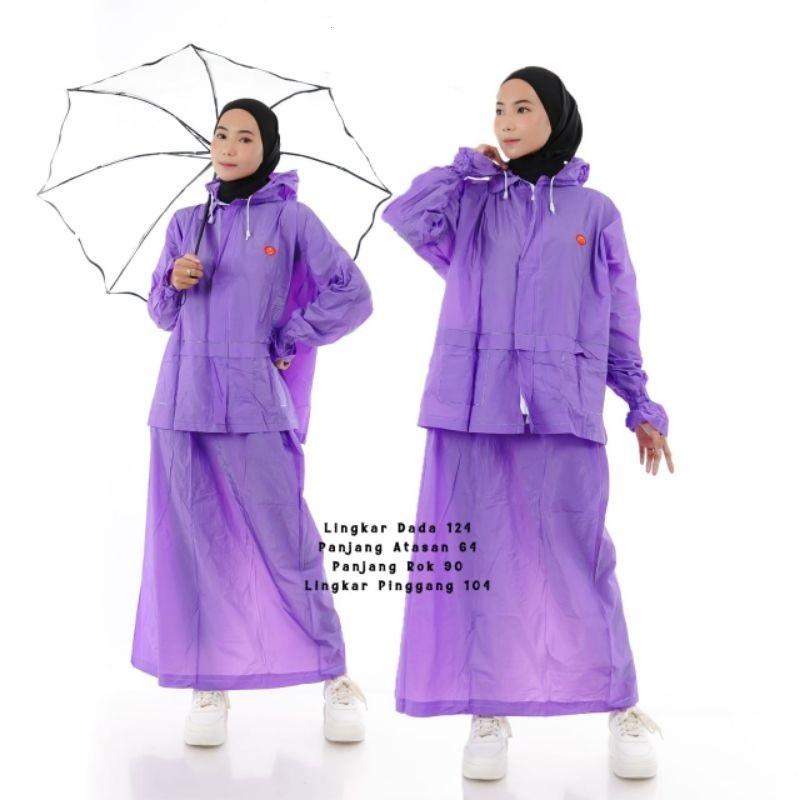 Jas Hujan Setelan Rok Dewasa Indoplast She