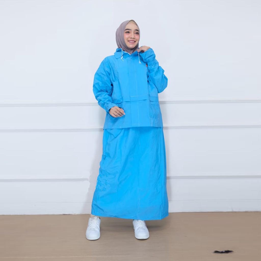 Jas Hujan Setelan Rok Dewasa Indoplast She