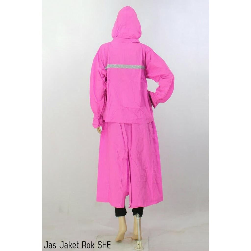 Jas Hujan Setelan Rok Dewasa Indoplast She