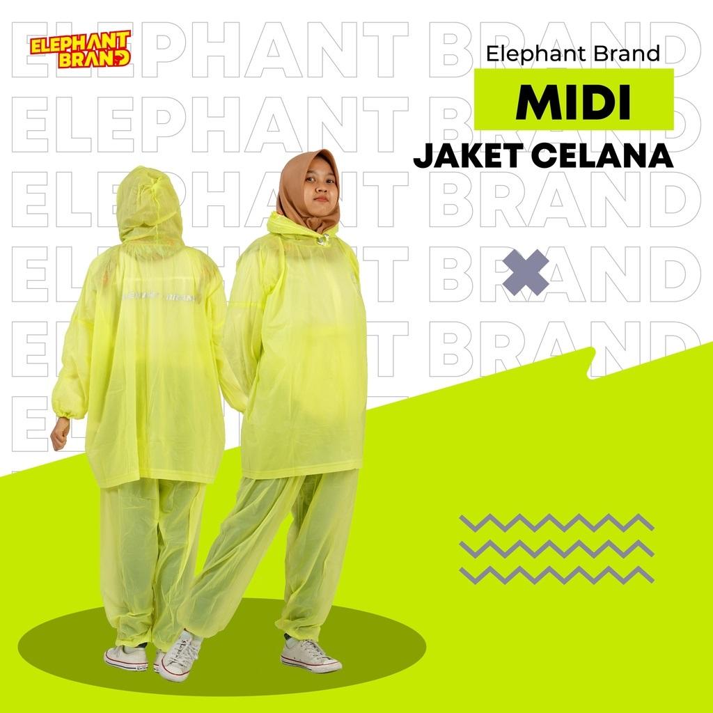 Jas Hujan Setelan Dewasa Elephant Brand Midi