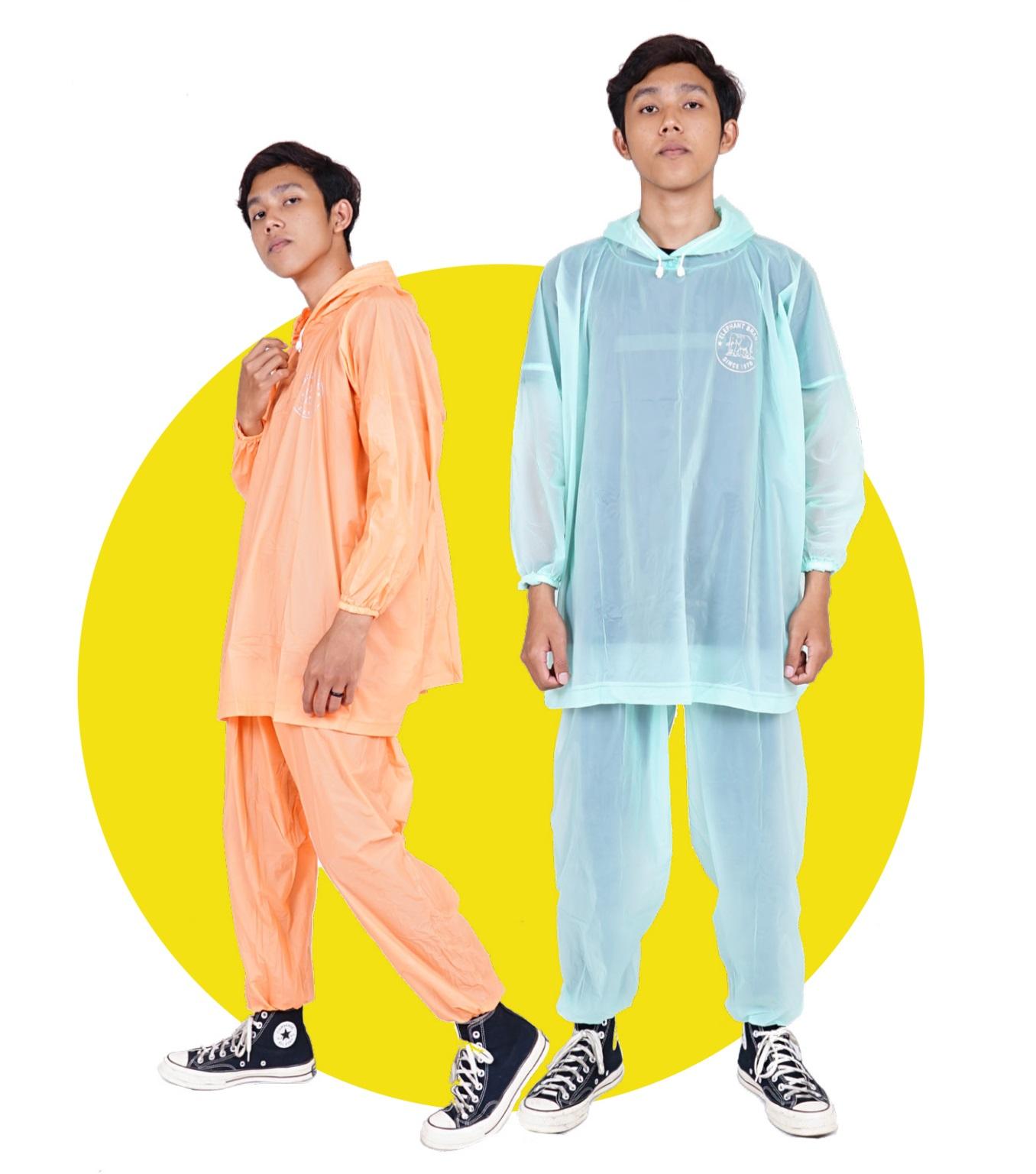 Jas Hujan Setelan Dewasa Elephant Brand Midi