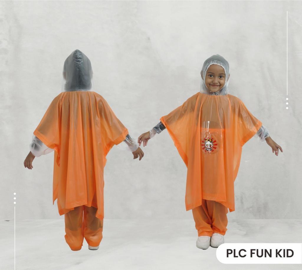 Jas Hujan Poncho Lengan Anak Ibex Fun Kid