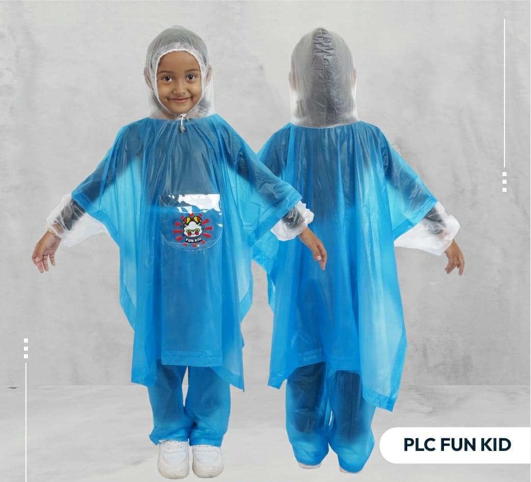 Jas Hujan Poncho Lengan Anak Ibex Fun Kid