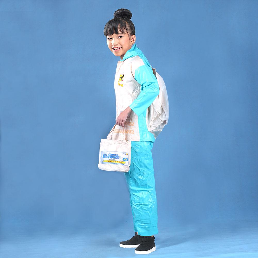 Jas Hujan Setelan Anak Remaja Elmondo Backpack 606