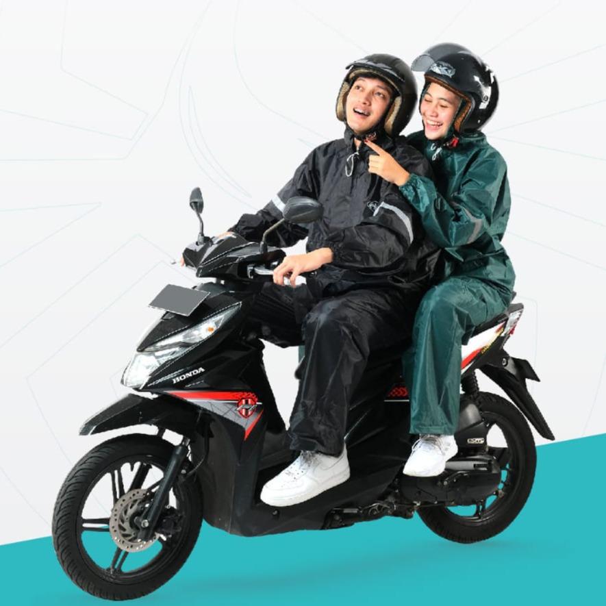 Jas Hujan Setelan Dewasa Spin Electra Parasut