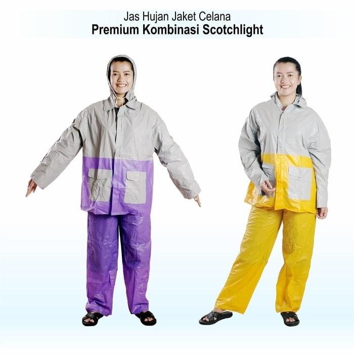 Jas Hujan Setelan Dewasa Indoplast Premium Kombinasi