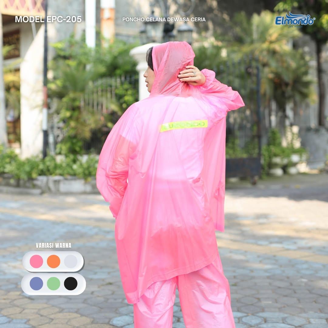 Jas Hujan Poncho Lengan Celana Dewasa Elmondo Ceria 205
