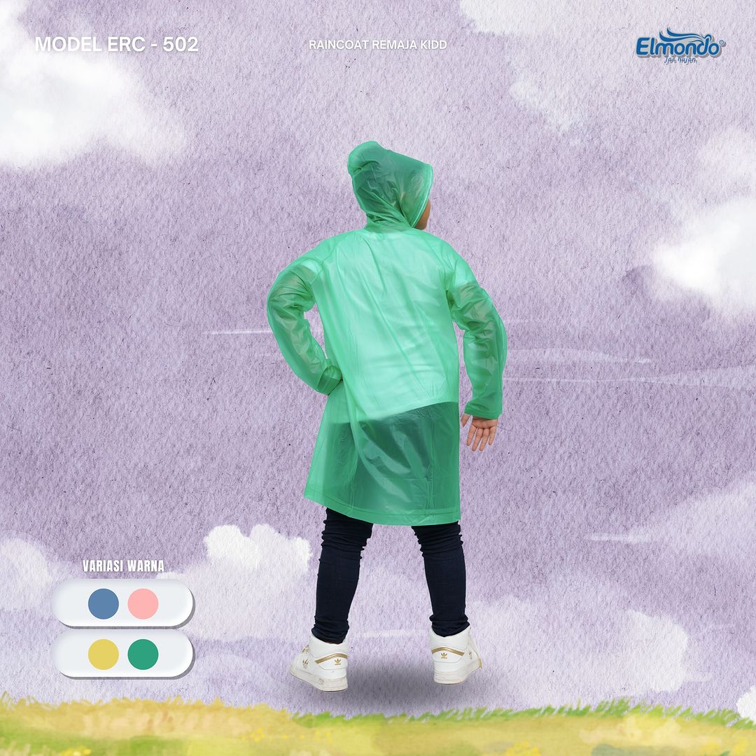Jas Hujan Raincoat Terusan Anak Elmondo Kidd