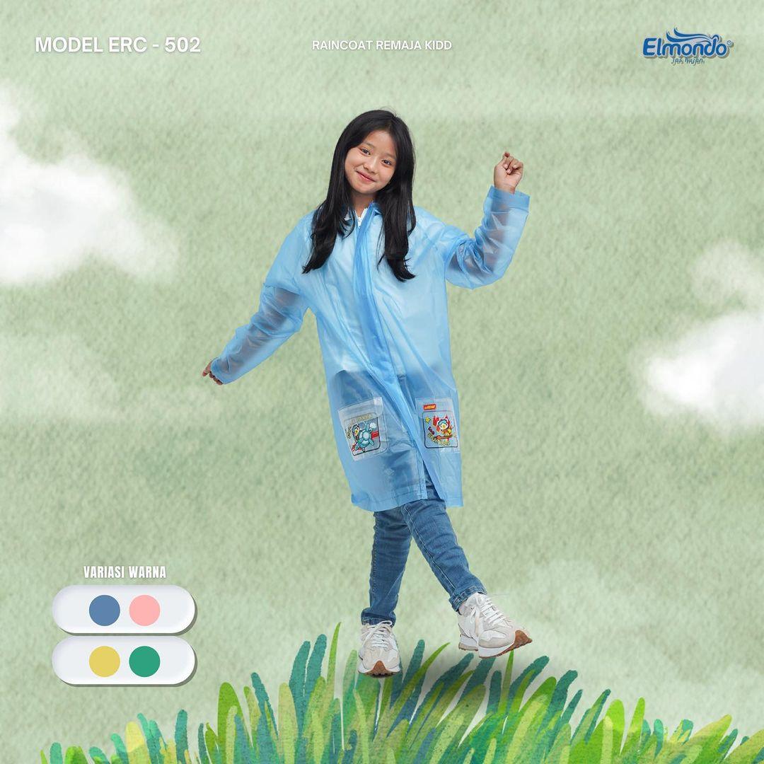 Jas Hujan Raincoat Terusan Anak Elmondo Kidd