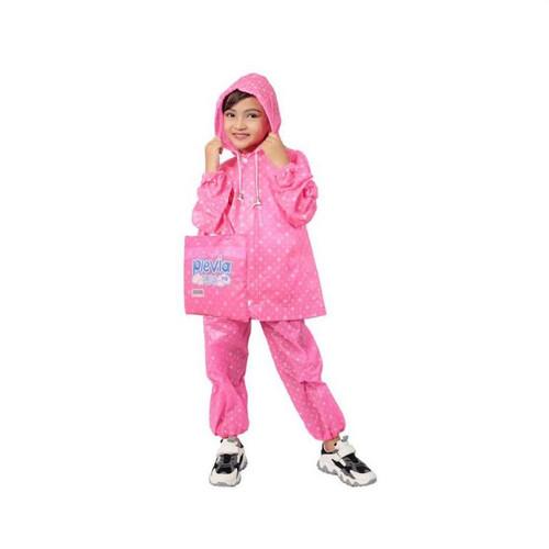 Jas Hujan Setelan Anak Plevia Starkid Motif Bintang