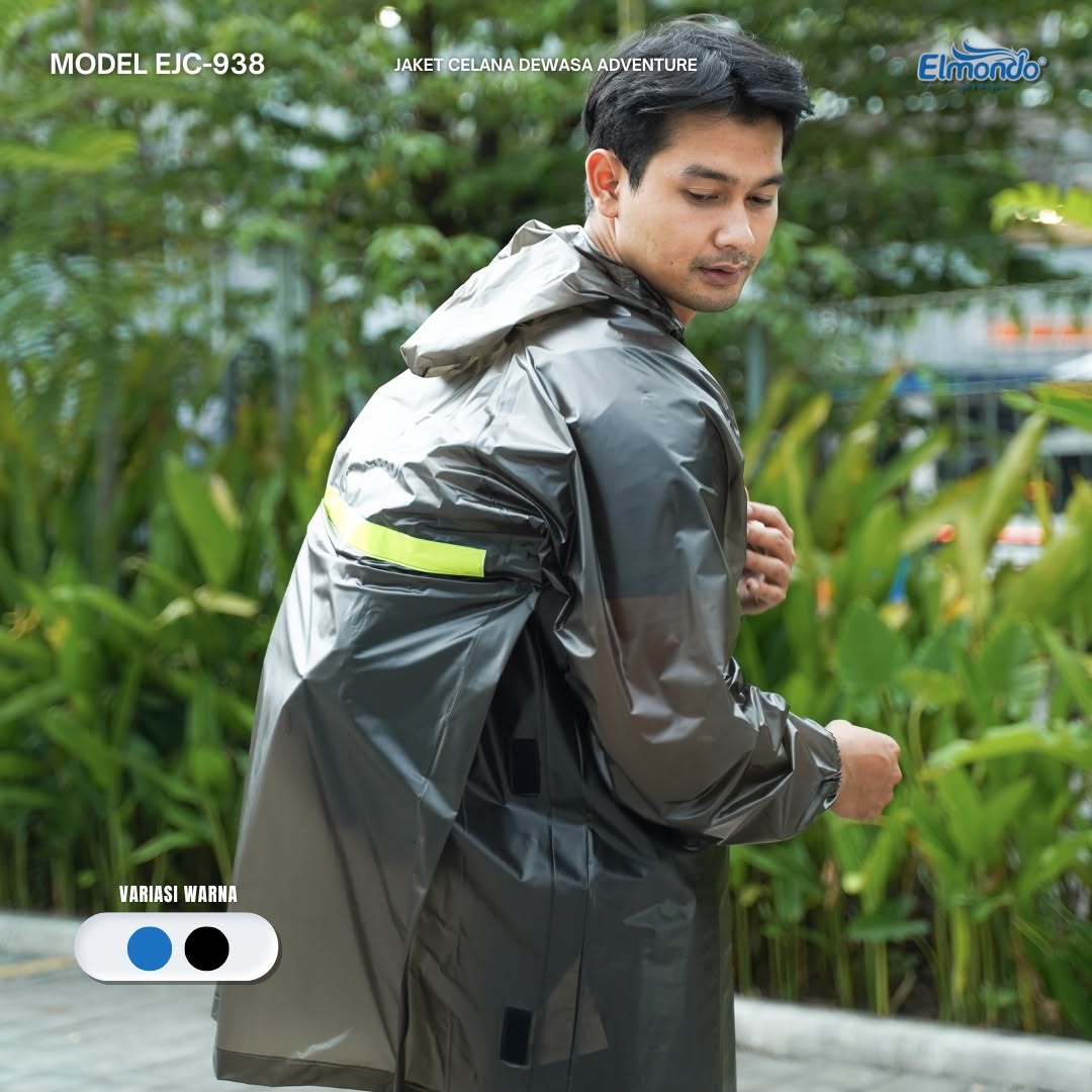 Jas Hujan Setelan Dewasa Elmondo Adventure Backpack