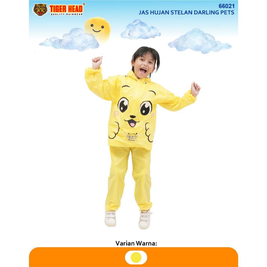 Jas Hujan Setelan Anak Ralen Star Darling Pets