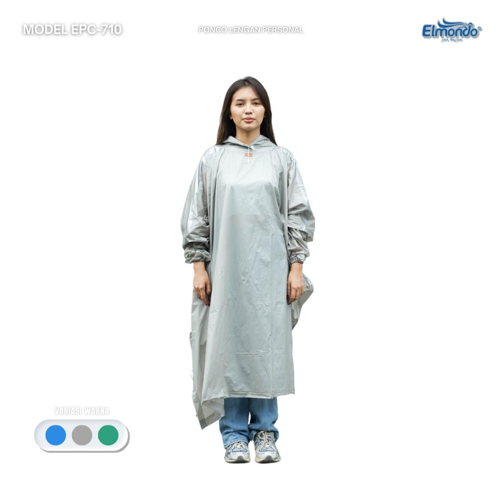 Jas Hujan Poncho Lengan Dewasa Elmondo Personal 710