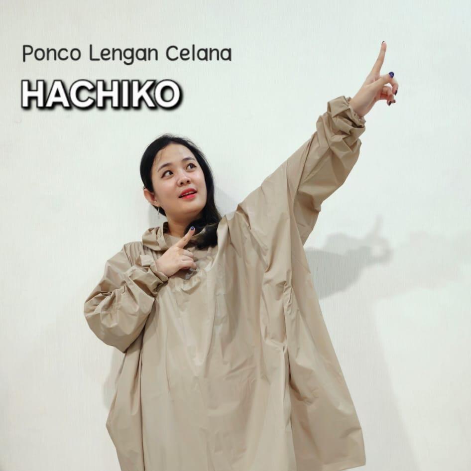 Jas Hujan Poncho Lengan Celana Dewasa Spin Hachiko