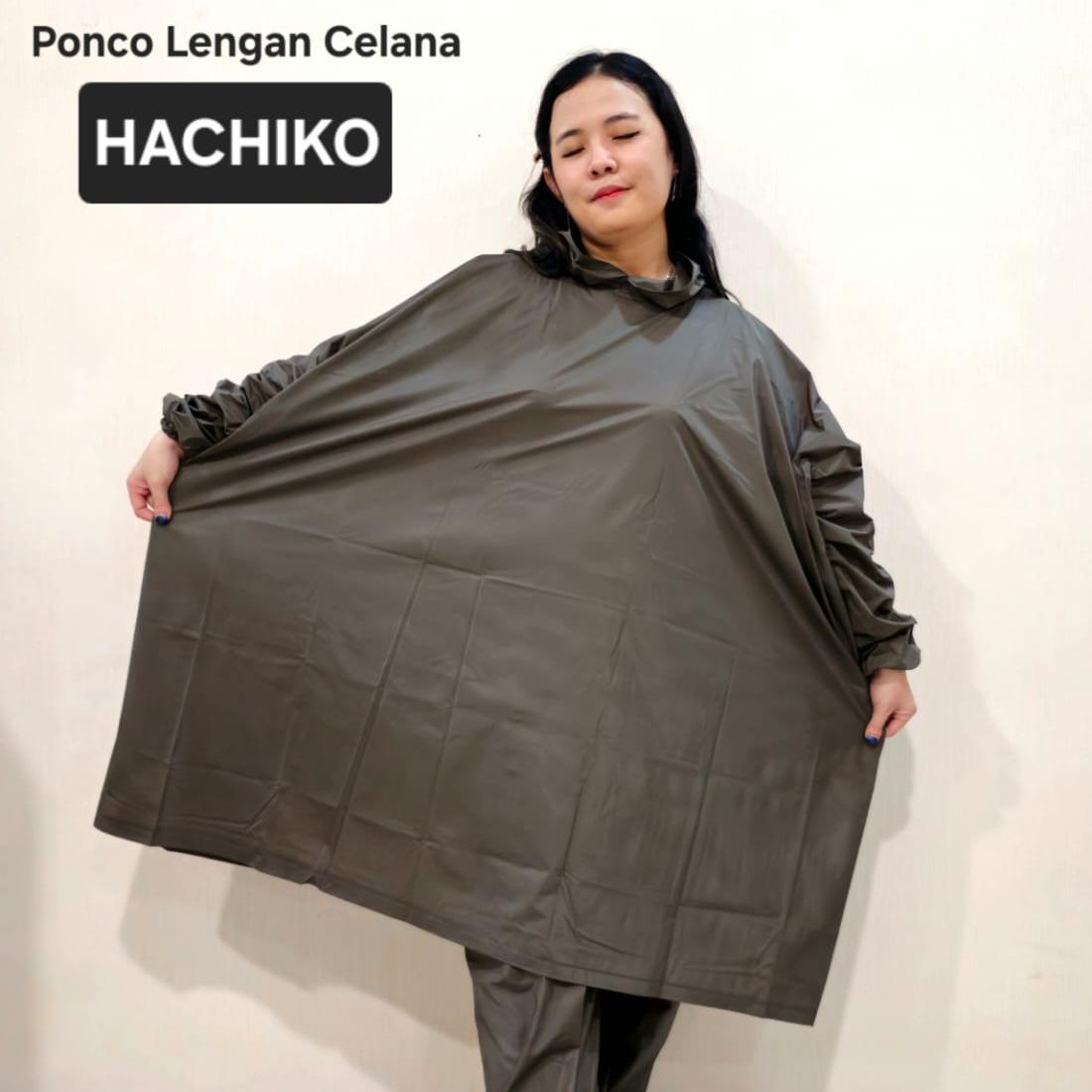 Jas Hujan Poncho Lengan Celana Dewasa Spin Hachiko