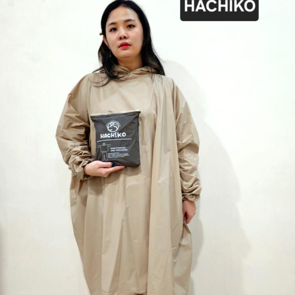 Jas Hujan Poncho Lengan Celana Dewasa Spin Hachiko