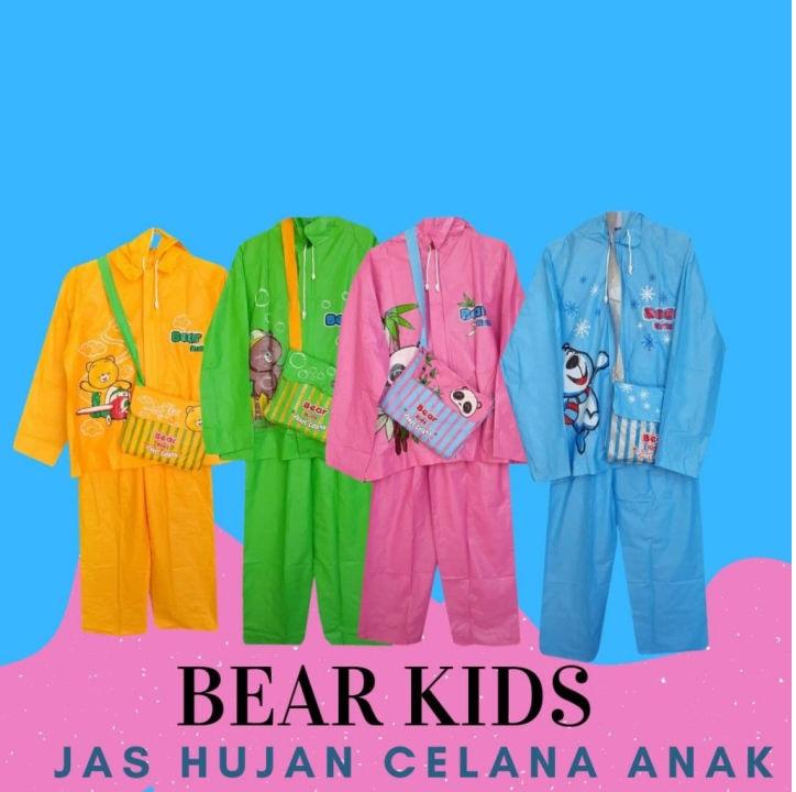 Jas Hujan Setelan Anak Big Bear Kids