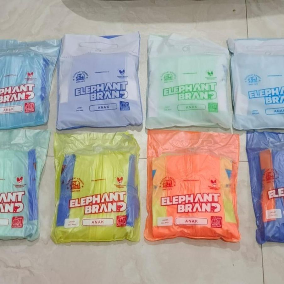 Jas Hujan Setelan Anak Elephant Brand Gajah Kids