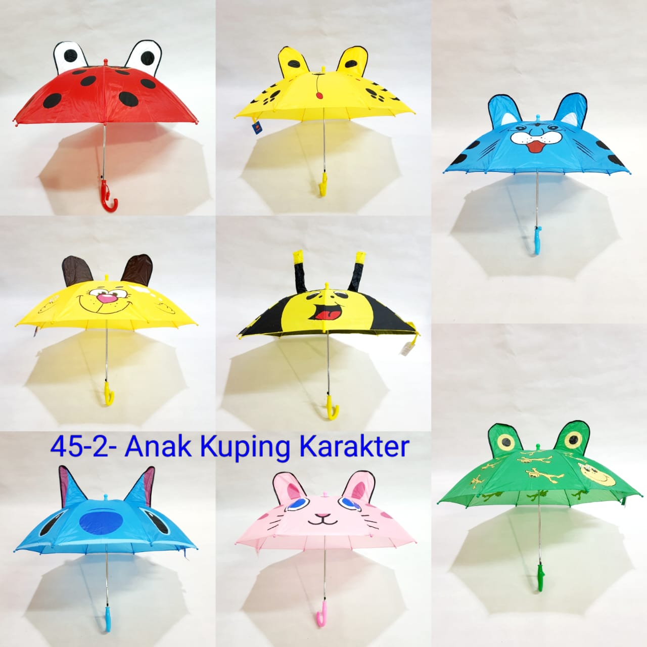 Payung Tongkat Anak Sakura 8 Jari 45-2 Kuping Karakter