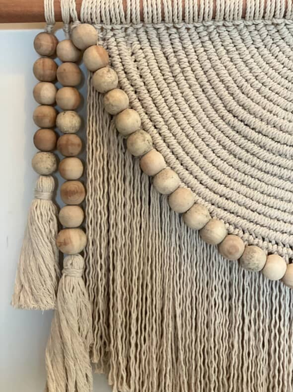Macrame Wall Tapestry – Handmade Boho Wall Hanging Decor (30x22 inch)