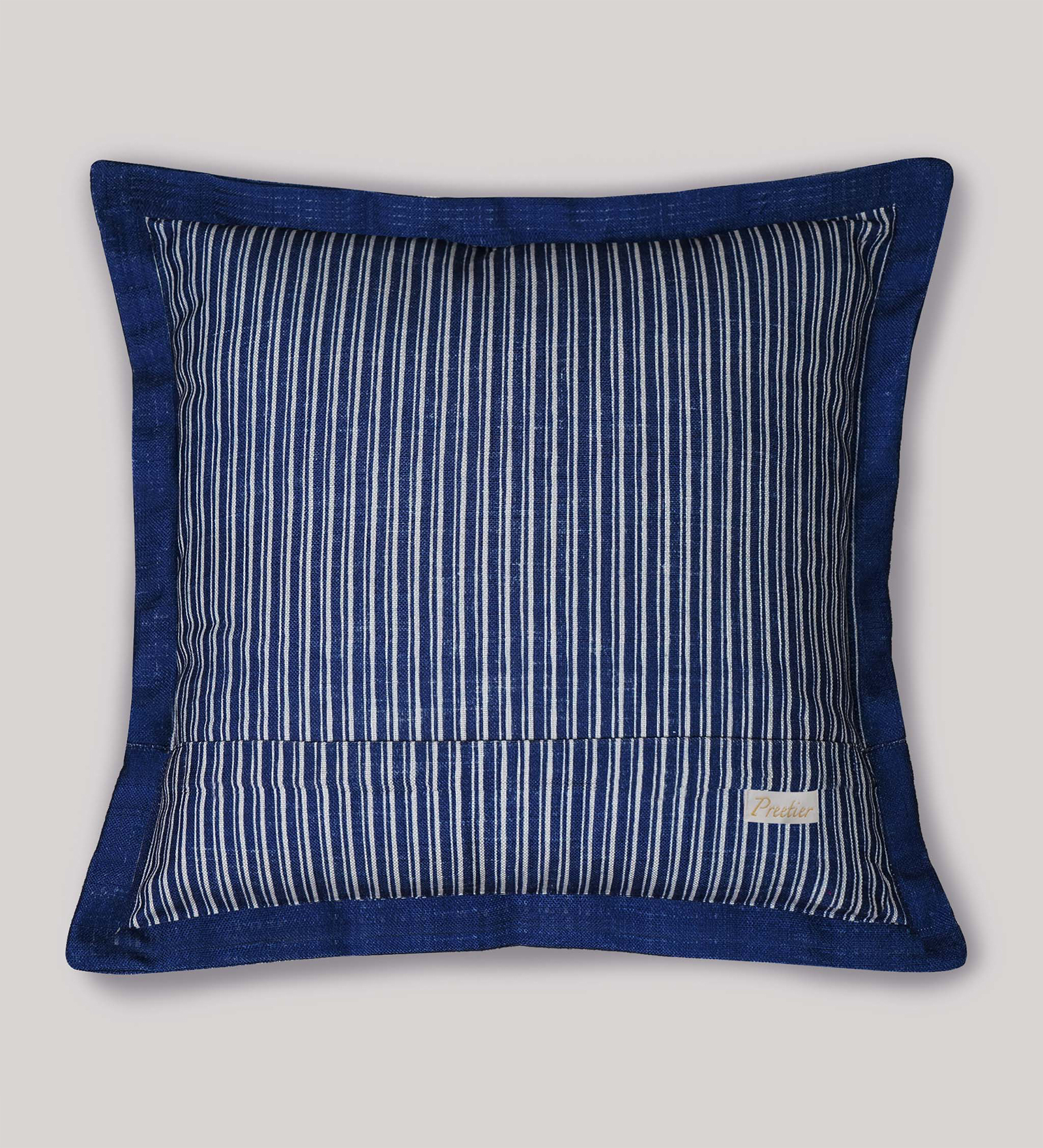 Jacobean Garden Cushion Cover – 41 x 41 cm (Blue)