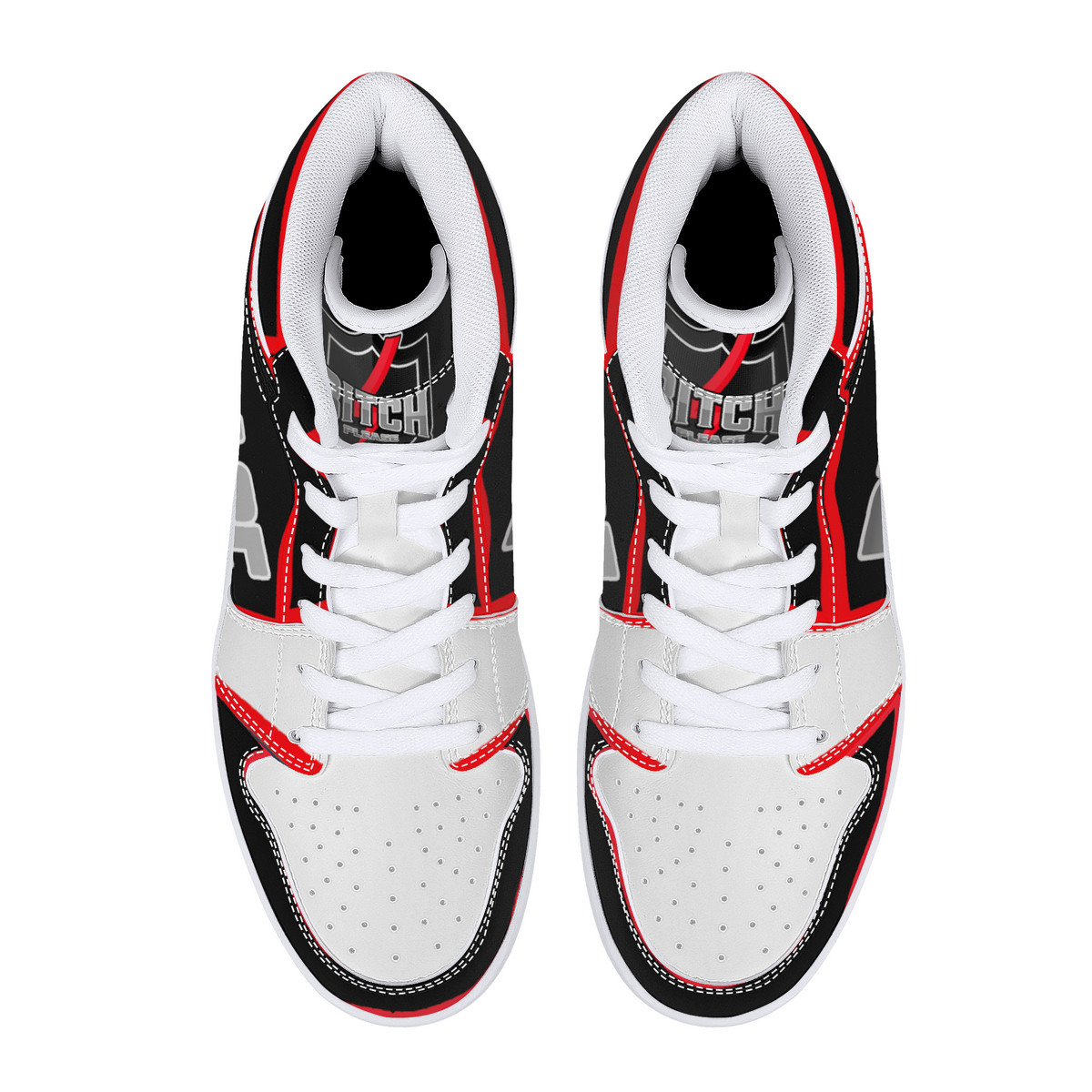 Bitch Please Vegan Leather High-Tops Sneakers