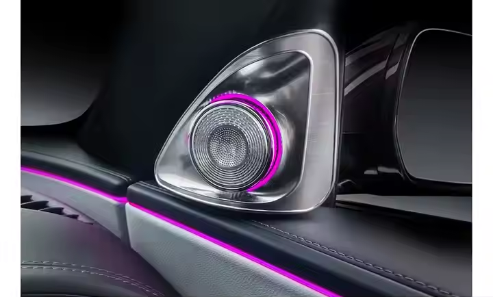 Co-pilot Decorative Panel for Mercedes-Benz W214 E260L E300L Atmosphere Light Passenger Dashboard Decorative Atmosphere Light
