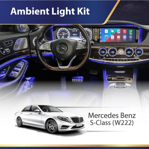 For Mercedes Benz S-Class W222 Advanced Atmosphere Interior Upgrade Automotive Environment Lighting