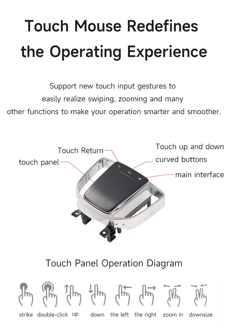 Mercedes Command knob convert to New Touchpad design