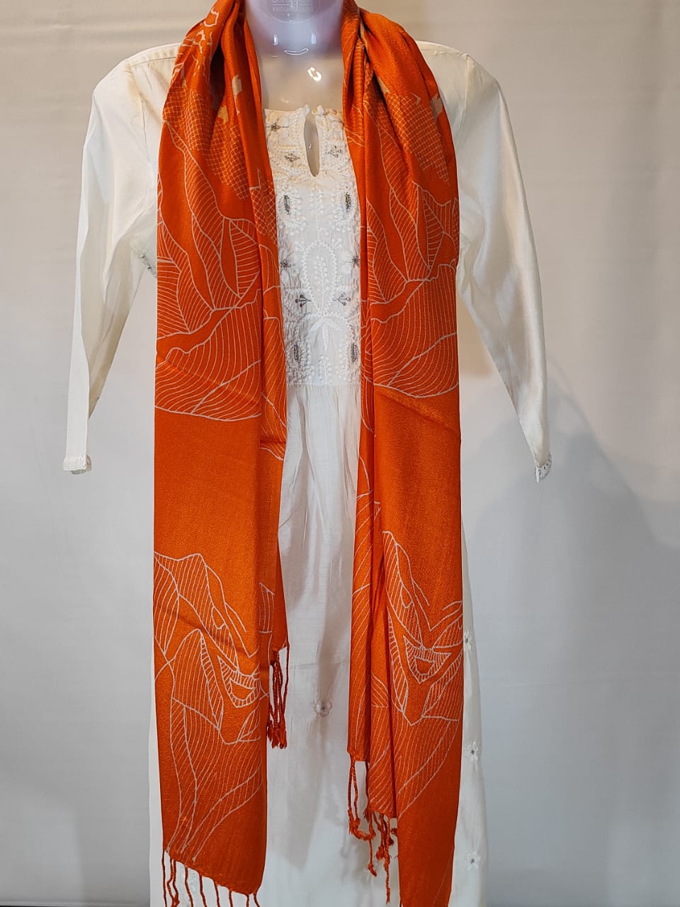 Moss Crape Shawl / Stole / Hijab / scarf / Dupatta