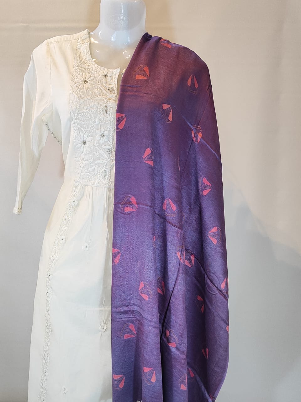 Printed Satin Scarf / Stole / Hijab / Duapatta