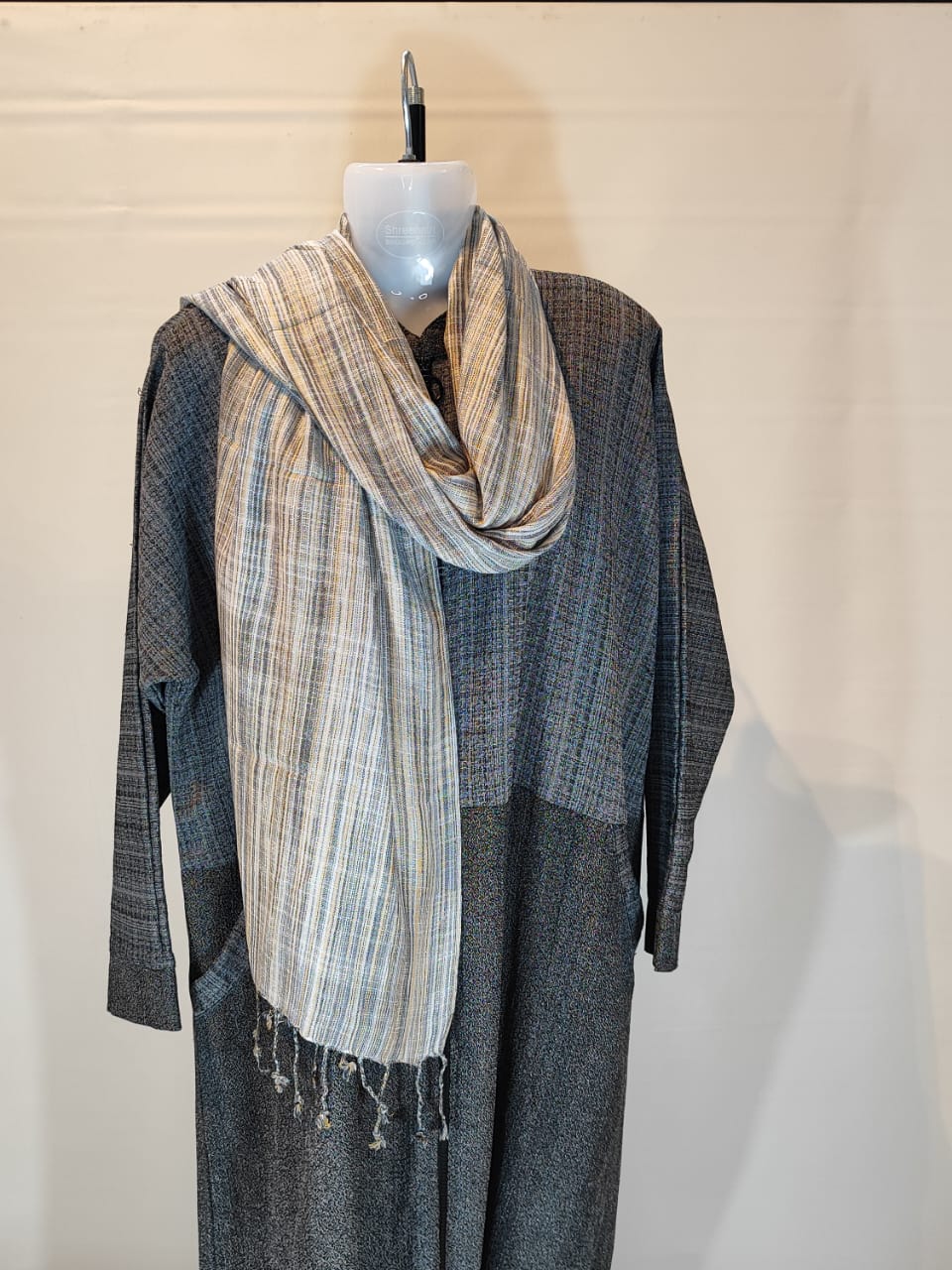 Viscose Multi Strip Scarf / Stole / Hijab / Dupatta