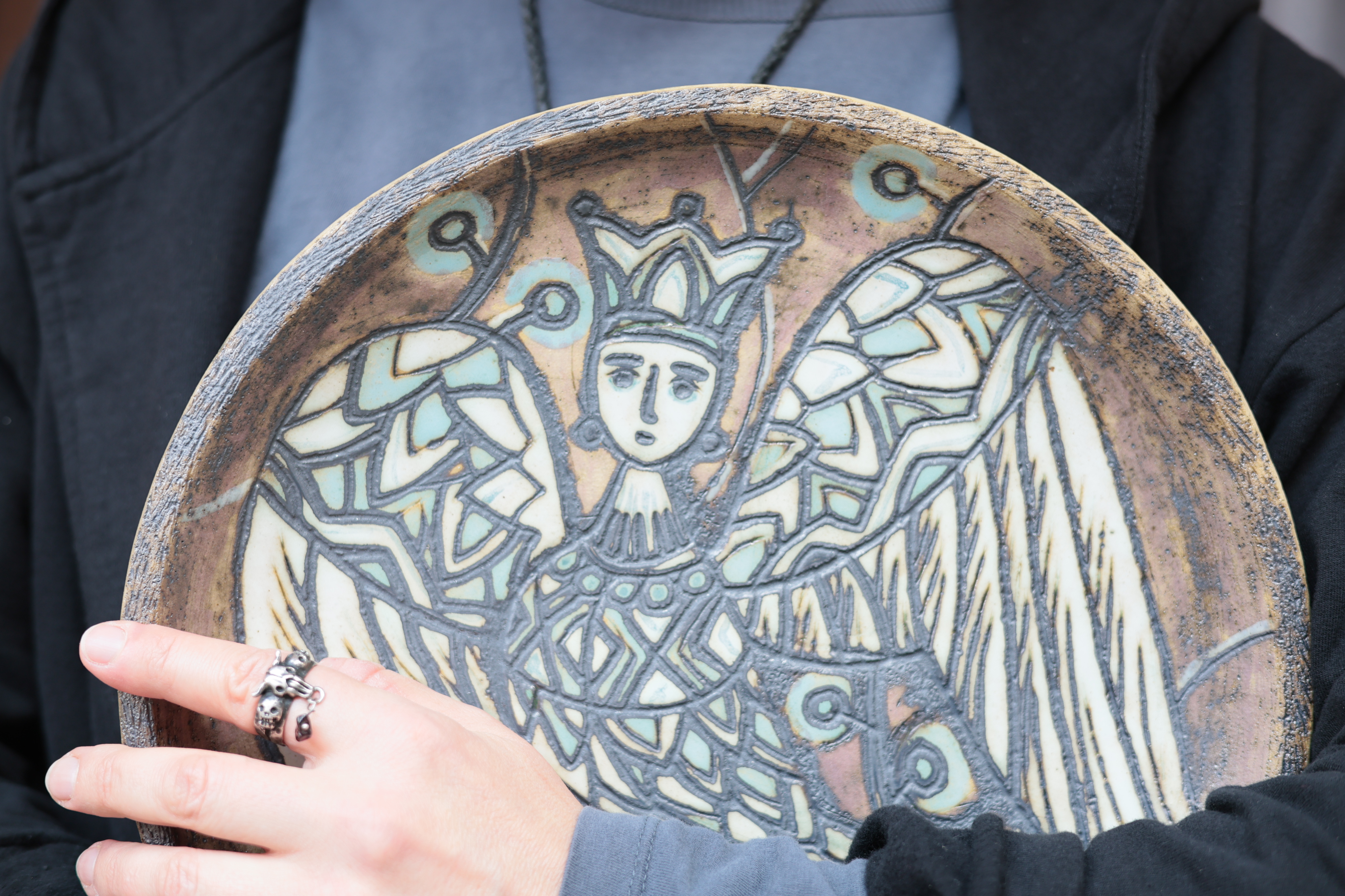 Decorative wall plate - Sirin