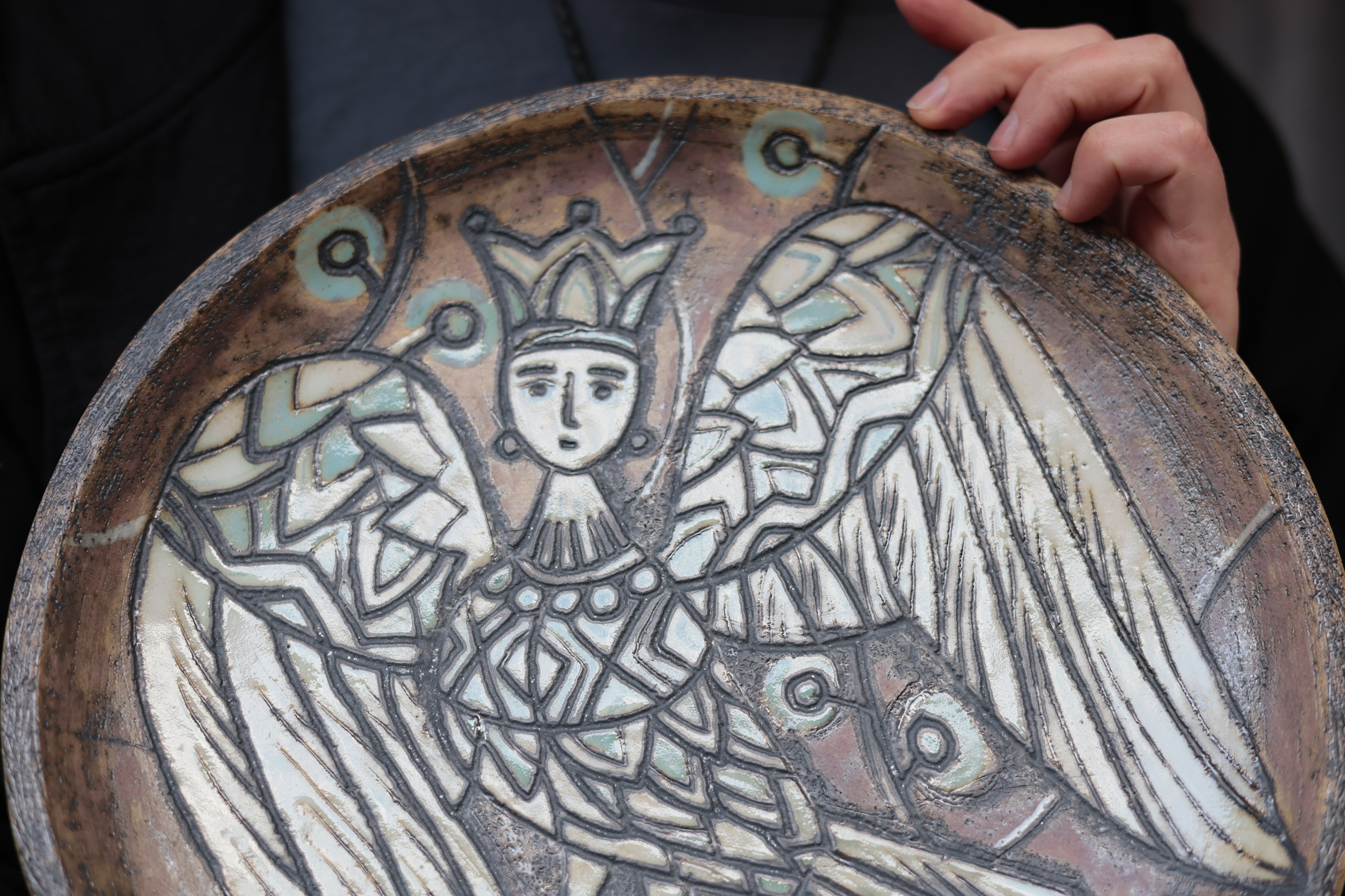 Decorative wall plate - Sirin