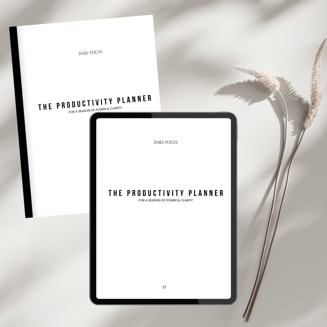 The Productivity Planner For A Season of Power & Clarity