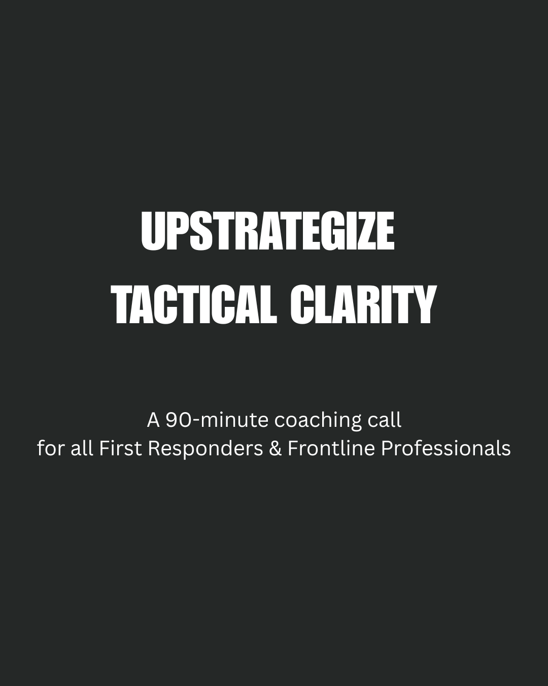 Tactical Clarity Life Coaching
