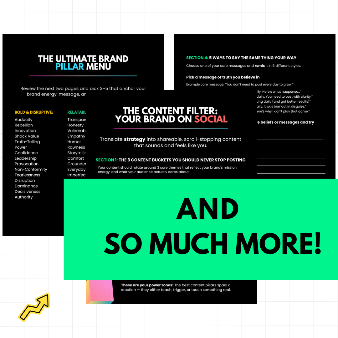 The Ultimate Brand Strategy & Voice Workbook