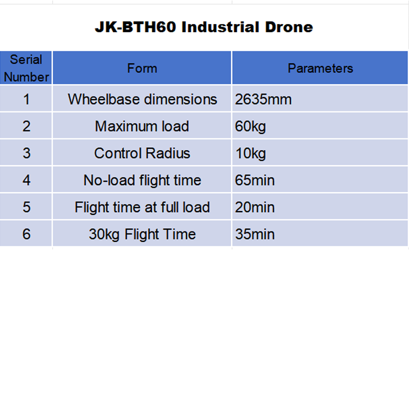 JK-BTH60 Industrial Drone